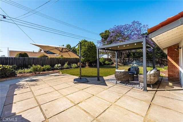 13381 Del Cerro Dr, Tustin, CA 92780 - view of patio / terrace featuring an outdoor living space