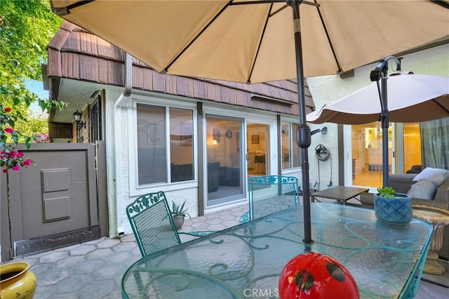 10145 Larwin Ave Unit 2, Chatsworth, CA 91311 - view of patio / terrace featuring outdoor dining area