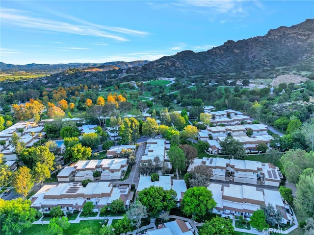 10145 Larwin Ave Unit 2, Chatsworth, CA 91311 - aerial overview of property's location with mountains and nearby suburban area