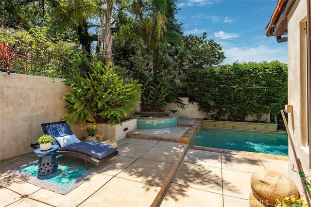 3904 Via Cardelina, Palos Verdes Estates, CA 90274 - view of swimming pool featuring a patio area and a fenced backyard