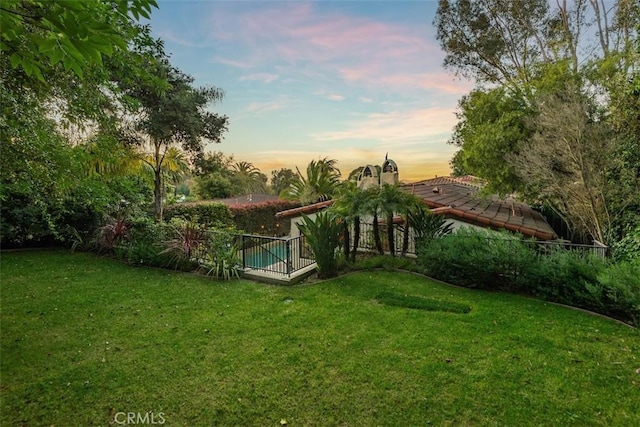 3904 Via Cardelina, Palos Verdes Estates, CA 90274 - view of yard at dusk