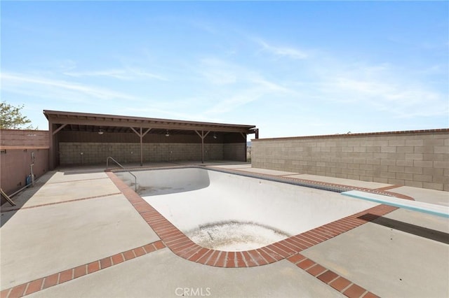 18333 Lancaster Rd, Lancaster, CA 93536 - view of pool featuring a fenced backyard, a patio, and a diving board