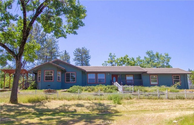 32760 Ram Ln, North Fork, CA 93643 - view of ranch-style home