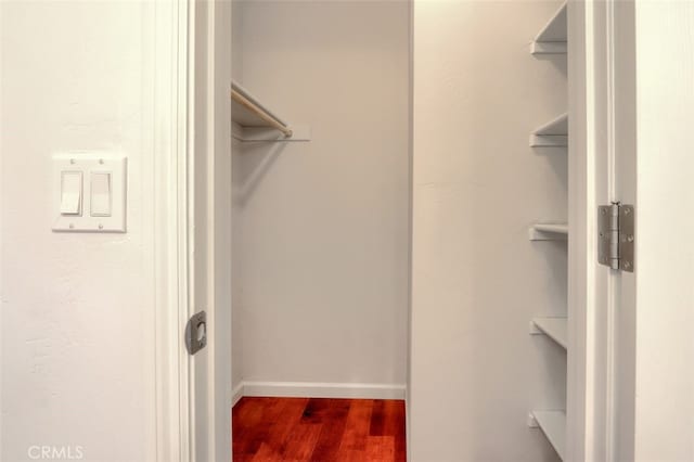 43038 Glacier Ln, Coarsegold, CA 93614 - walk in closet with wood finished floors