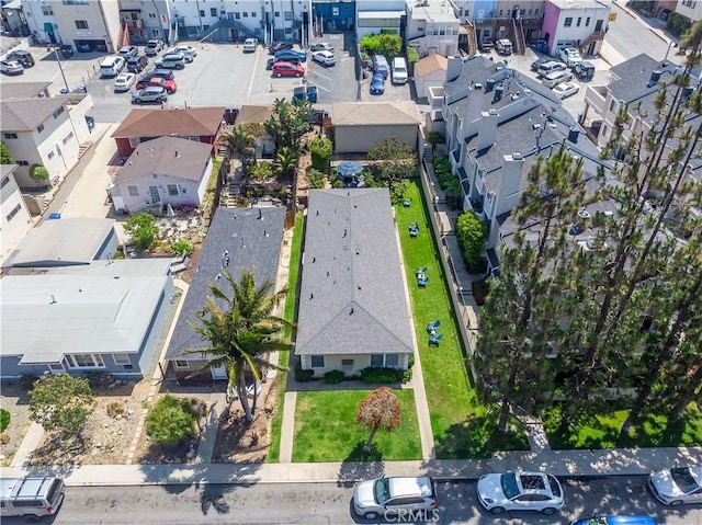 aerial view of residential area