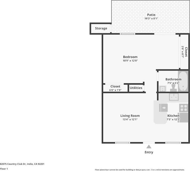 82075 Country Club Dr Unit 31, Indio, CA 92201 - room layout