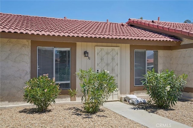 82075 Country Club Dr Unit 31, Indio, CA 92201 - property entrance featuring a tile roof