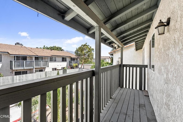 126 E Ventura St Unit F, Santa Paula, CA 93060 - deck featuring a residential view