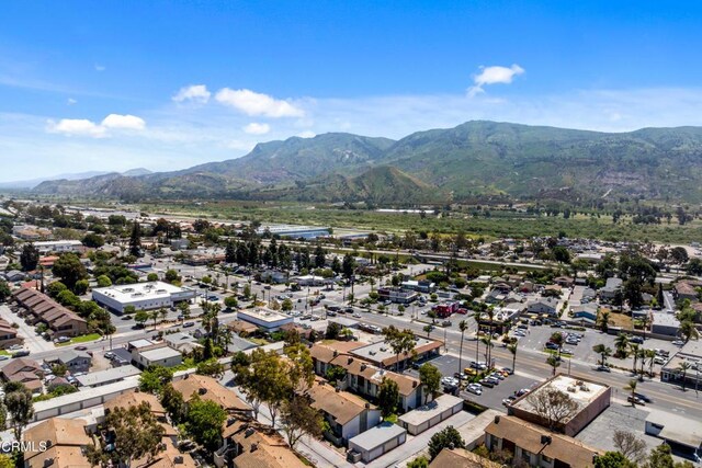 126 E Ventura St Unit F, Santa Paula, CA 93060 - aerial view of residential area with mountains