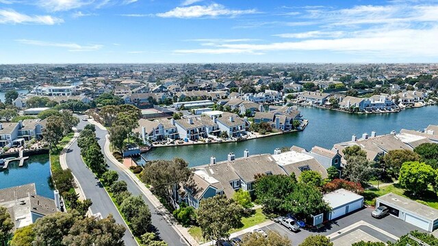 3842 Montego Dr, Huntington Beach, CA 92649 - aerial view of residential area with a nearby body of water