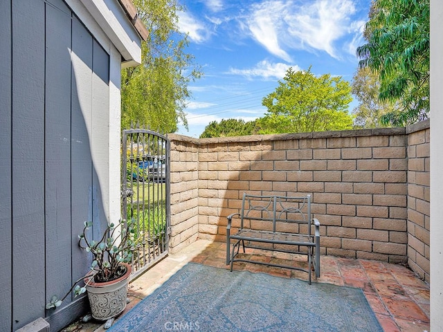 3842 Montego Dr, Huntington Beach, CA 92649 - view of patio / terrace with a gate and fence
