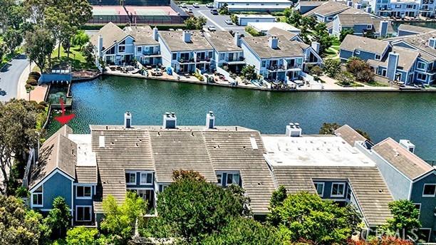 3842 Montego Dr, Huntington Beach, CA 92649 - aerial view of residential area with a large body of water