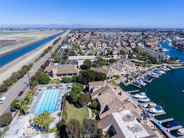 3842 Montego Dr, Huntington Beach, CA 92649 - aerial view of property and surrounding area with a nearby body of water and nearby suburban area