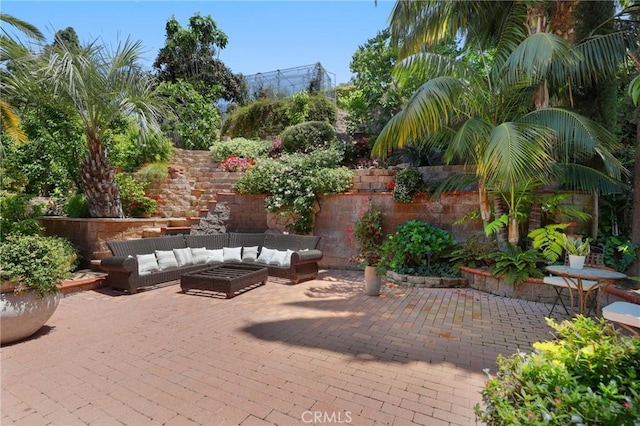 24182 Torena Cir, Mission Viejo, CA 92691 - view of patio featuring an outdoor hangout area