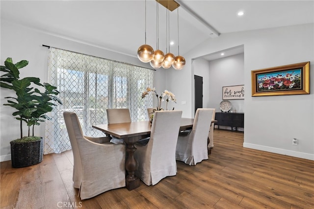 11221 Davenport Rd, Rossmoor, CA 90720 - dining area featuring wood finished floors and recessed lighting