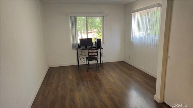 517 Wayland Ct, Claremont, CA 91711 - office space with dark wood-type flooring and baseboards