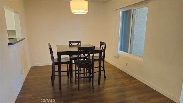 517 Wayland Ct, Claremont, CA 91711 - dining area featuring dark wood-type flooring and baseboards