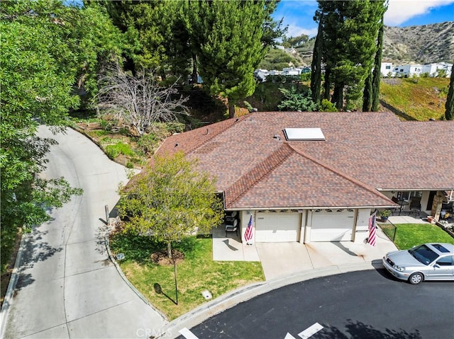 19439 Oak Crossing Rd, Newhall, CA 91321 - view from above of property