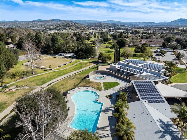 19439 Oak Crossing Rd, Newhall, CA 91321 - aerial view of a mountain backdrop