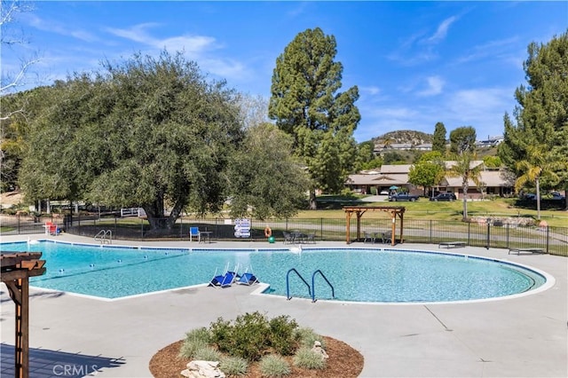 19439 Oak Crossing Rd, Newhall, CA 91321 - community pool featuring a patio area