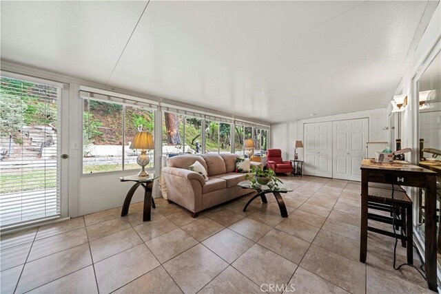 19439 Oak Crossing Rd, Newhall, CA 91321 - sunroom featuring tile patterned floors