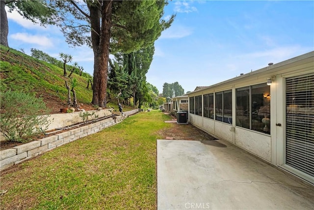 19439 Oak Crossing Rd, Newhall, CA 91321 - view of green lawn with a patio area