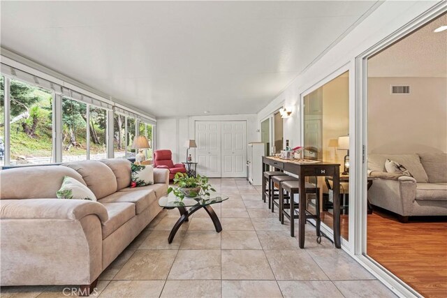 19439 Oak Crossing Rd, Newhall, CA 91321 - sunroom featuring tile patterned flooring