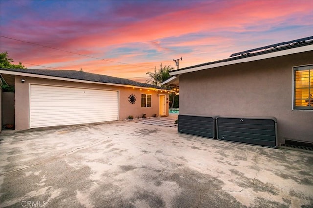 835 S Terri Ann Dr, West Covina, CA 91791 - view of side of home featuring stucco siding, an outdoor structure, and a garage