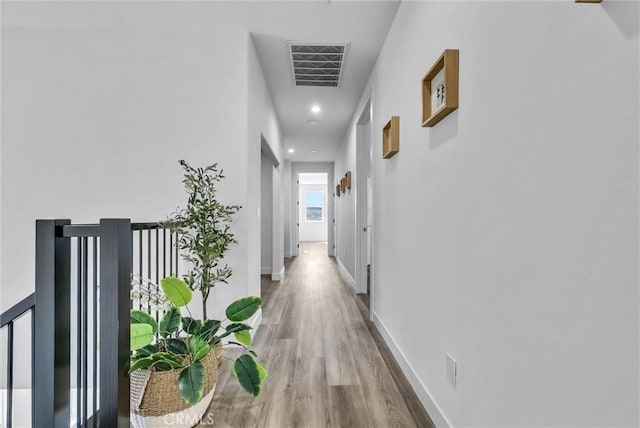 689 Castlehill Dr, Walnut, CA 91789 - hallway featuring wood finished floors, recessed lighting, and baseboards