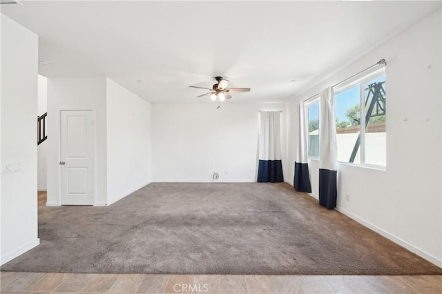 36927 Arezzo Ct, Beaumont, CA 92223 - unfurnished room featuring carpet flooring, a ceiling fan, and baseboards