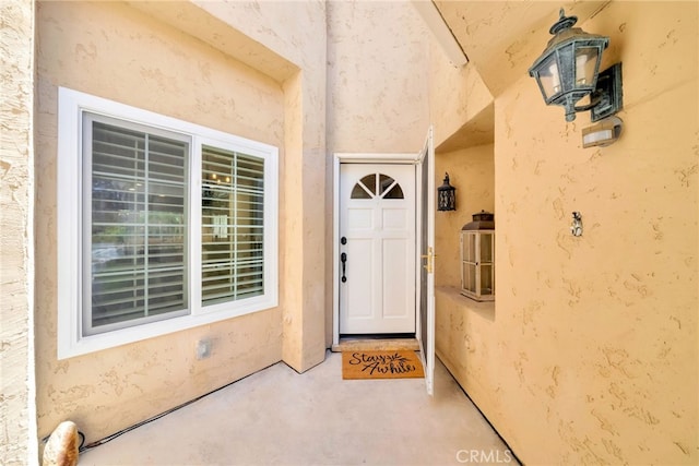 417 Via Presa, San Clemente, CA 92672 - doorway to property featuring stucco siding