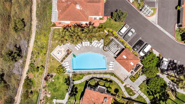 417 Via Presa, San Clemente, CA 92672 - bird's eye view of a pool area