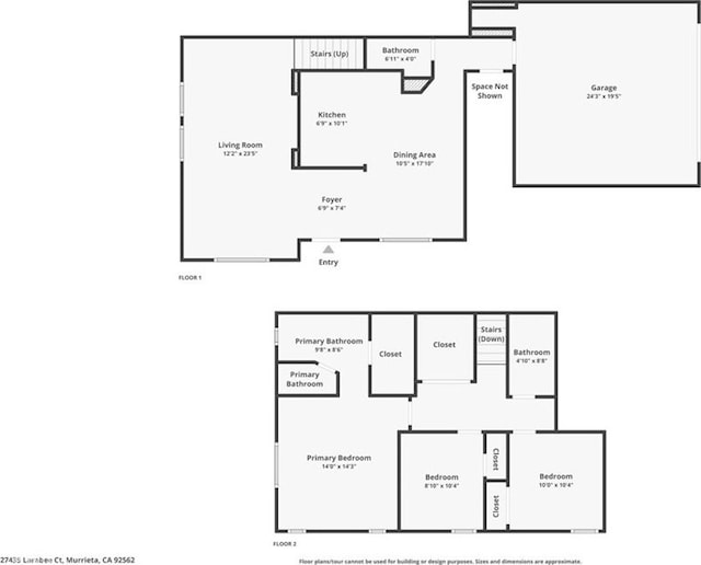 27435 Larabee Ct Unit 2, Murrieta, CA 92562 - floor plan / room layout