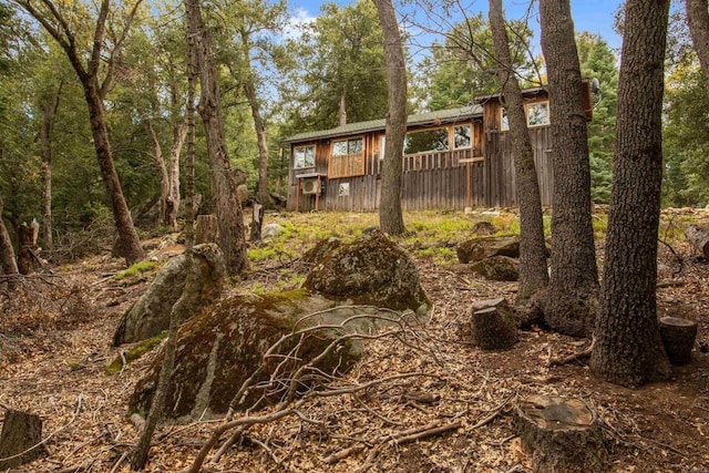 21932 Crestline Rd, Palomar Mountain, CA 92060 - view of yard with a deck