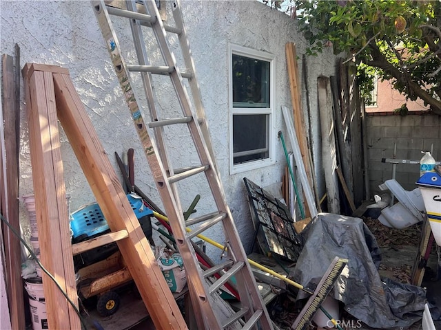 702 N Burris Ave, Compton, CA 90221 - exterior view of stucco siding and fence