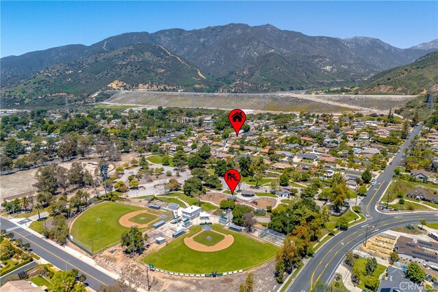 view of property location featuring mountains