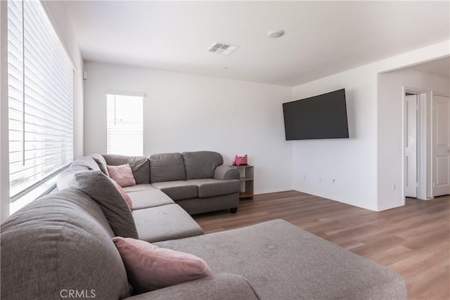 959 Rockcress Ln, Banning, CA 92220 - living area with wood finished floors and baseboards