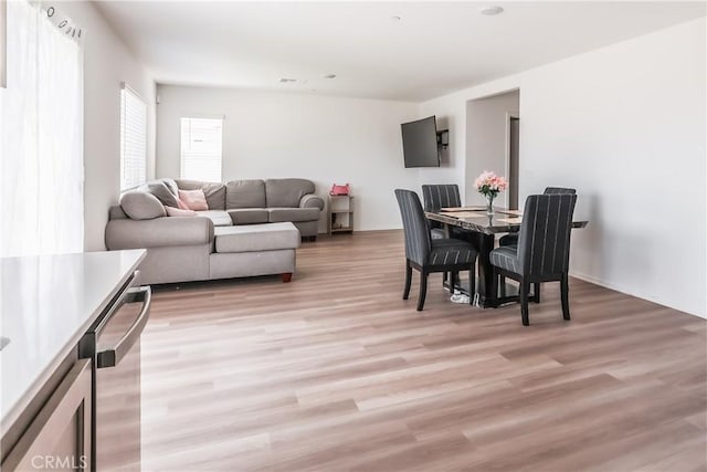 959 Rockcress Ln, Banning, CA 92220 - dining room with light wood-type flooring