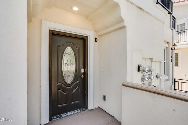 300 E Alhambra Rd Unit D, Alhambra, CA 91801 - doorway to property featuring stucco siding