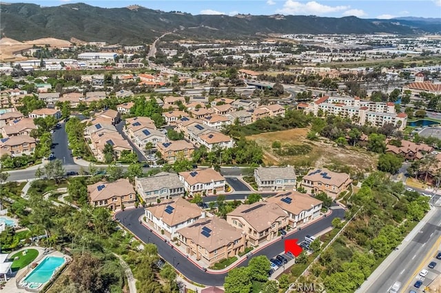 28116 Calle Lumina, Temecula, CA 92592 - aerial view of property and surrounding area with mountains and nearby suburban area