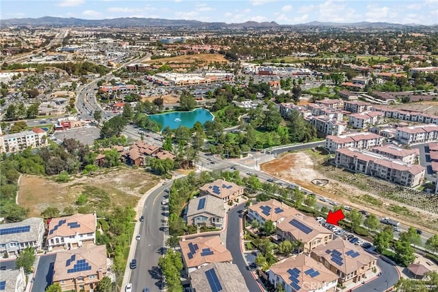 28116 Calle Lumina, Temecula, CA 92592 - aerial view of property and surrounding area with a water and mountain view