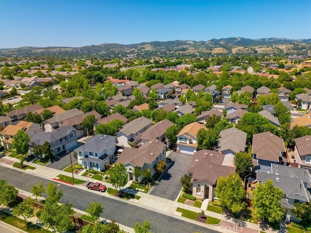 2923 Cottage Ln, Paso Robles, CA 93446 - aerial perspective of suburban area with a mountainous background