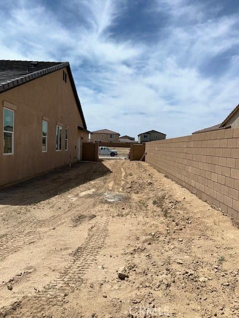 view of fenced backyard