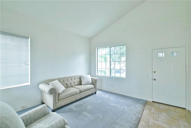 1778 Rockview Way, Pomona, CA 91766 - living area with baseboards and high vaulted ceiling