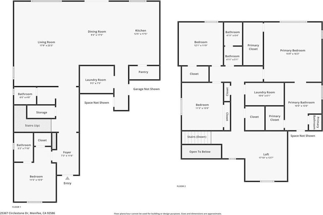 25367 Circle Stone Dr, Menifee, CA 92586 - home floor plan
