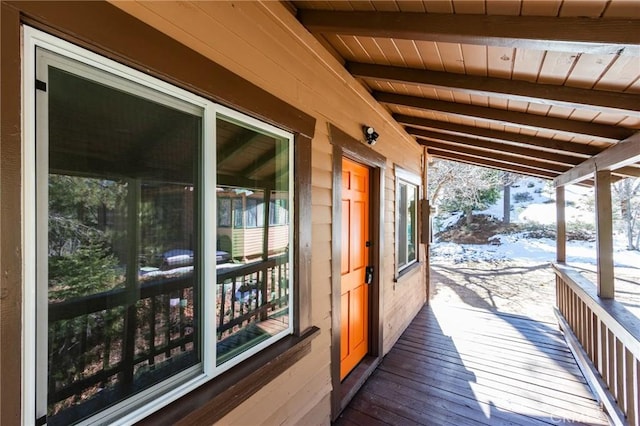 33350 Robin Dr, Green Valley Lake, CA 92341 - view of deck