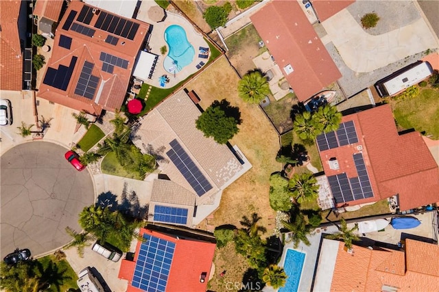 23570 Brook Dr, Canyon Lake, CA 92587 - bird's eye view of a pool area