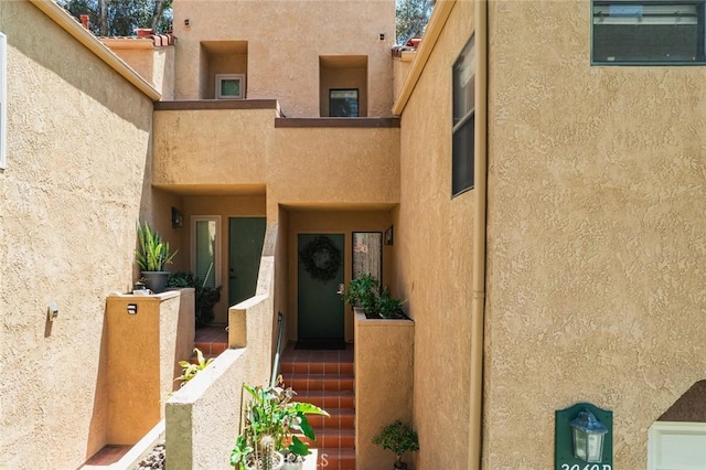3040 La Paz Ln Unit B, Diamond Bar, CA 91765 - doorway to property with stucco siding