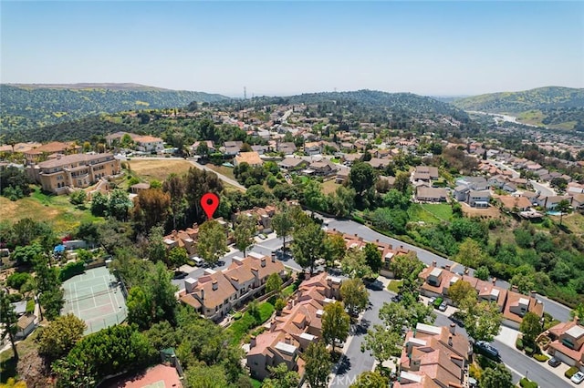 3040 La Paz Ln Unit B, Diamond Bar, CA 91765 - aerial view of residential area featuring a mountainous background