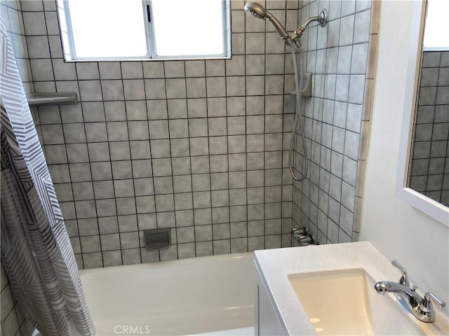 17628 Kornblum Ave, Torrance, CA 90504 - full bath with a sink, shower / tub combo, and healthy amount of natural light